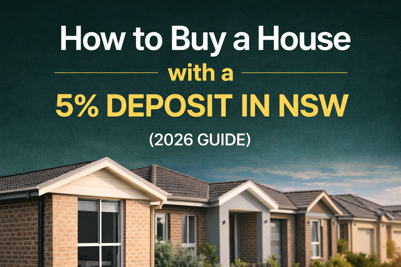 How to Buy a House with a 5% Deposit in NSW (2026 Guide)