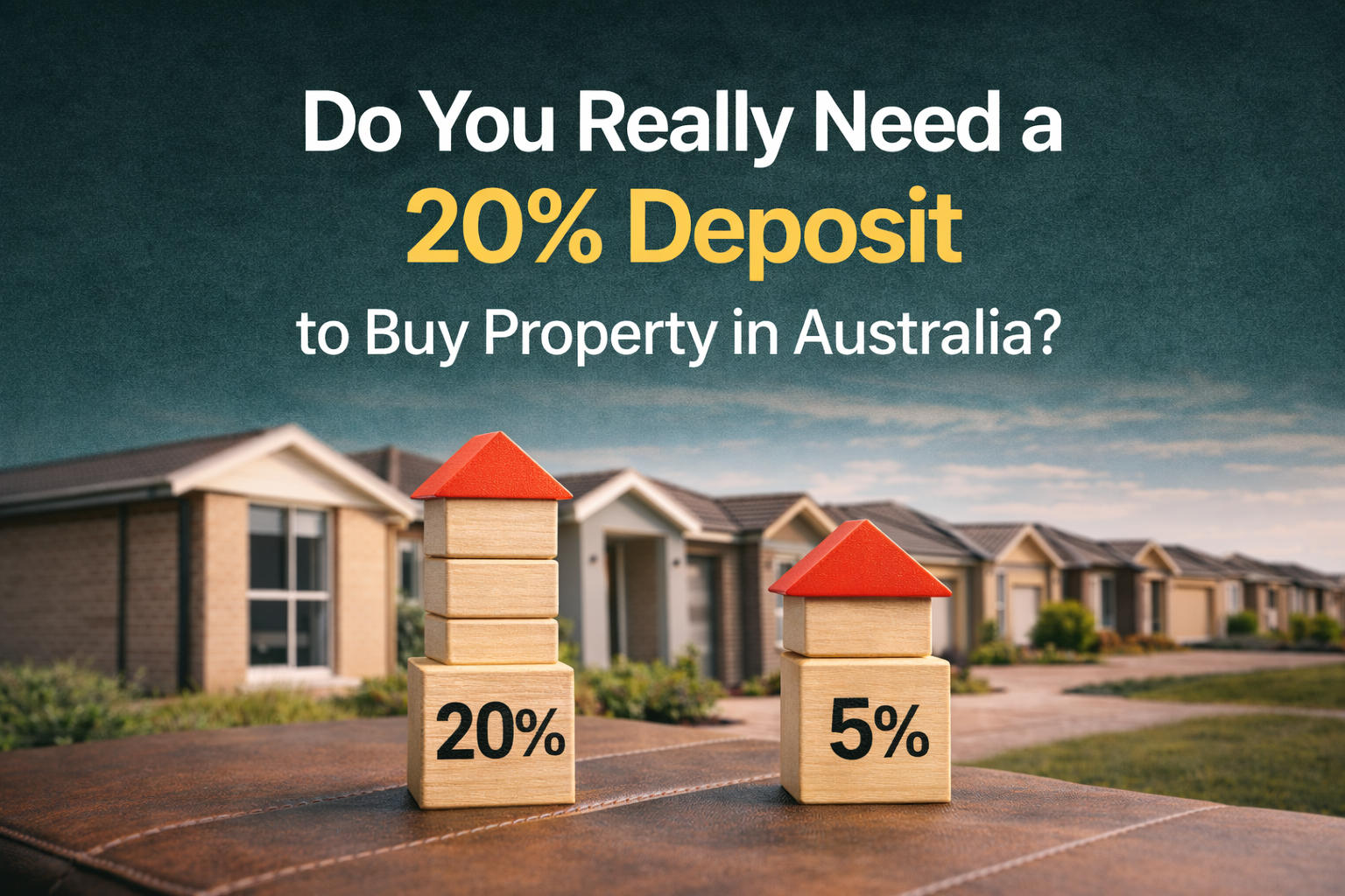 Do You Really Need a 20% Deposit?